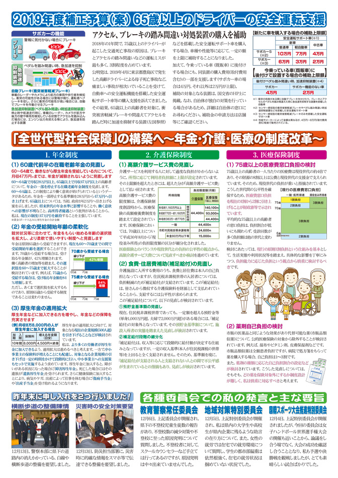 城下広作県政報告誌第92号2面